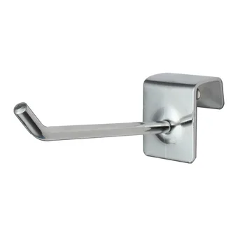 

10pcs Cold-rolled Steel Pegboard Hooks 50/100/150/200/250/300mm Hook Length 4mm Rod Dia. Display Hooks for Supermarket Store