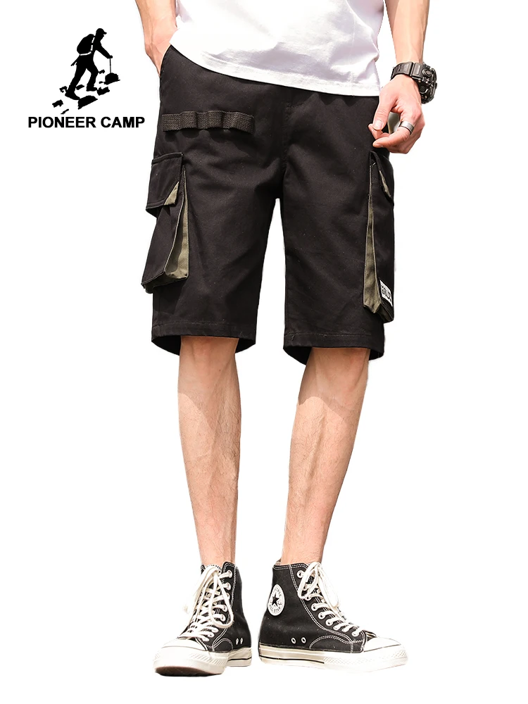 

Pioneer Camp Mens Cargo Shorts 2019 Brand New Tactical Pockets Shorts Men Cotton Loose High Street Casual Short Pants ADK902208