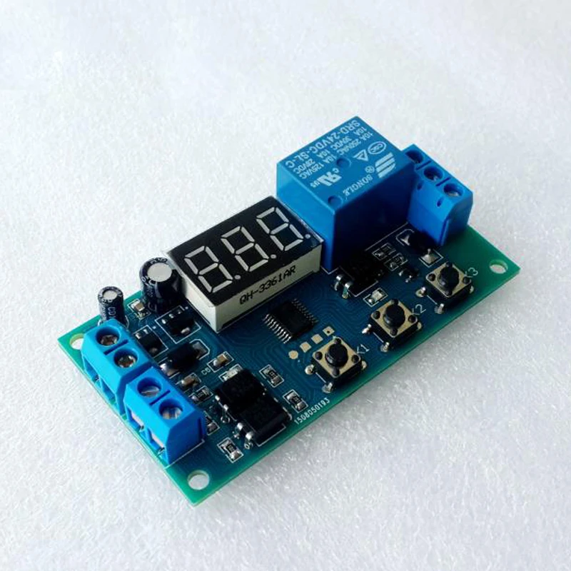 Two signal inputs Programmable module trigger delay relay PLC control