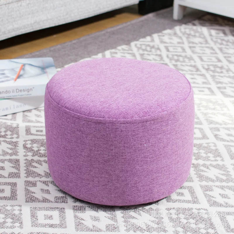 Creative Stool Fashion Sofa Stool Fabric Stool Living Room Wood Frame Stool Small Bench Home Simple Child Seater Creative Stool Fashion Sofa Stool Fabric Stool Living Room Wood Frame Stool Small Bench Home Simple Child Seater