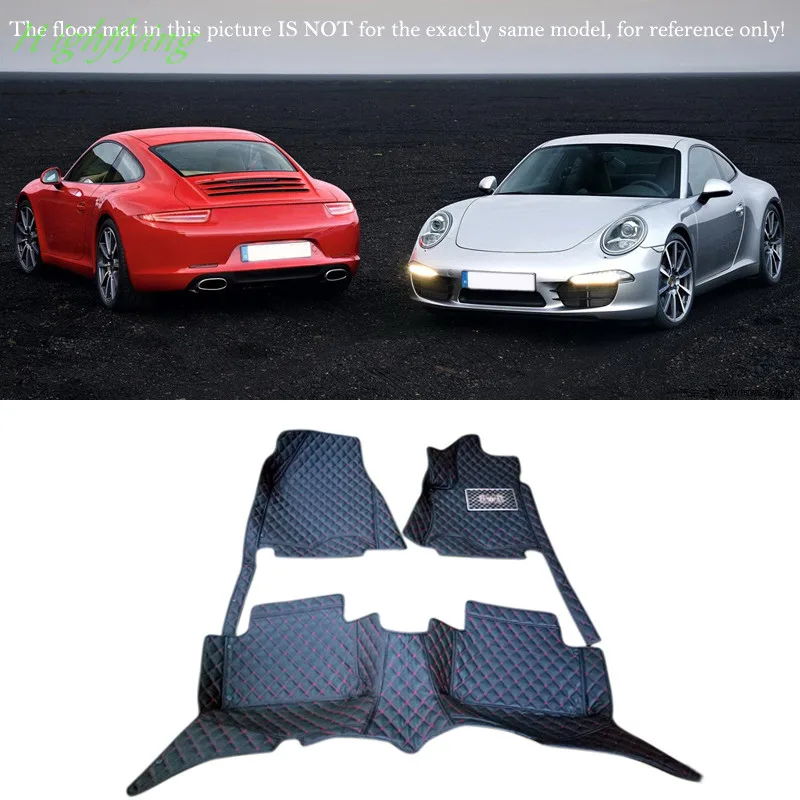 Us 116 93 17 Off Interior Accessories Floor Mats Carpets Foot Pads Protecting Kit For Porsche 911 2012 2013 2014 2015 In Floor Mats From