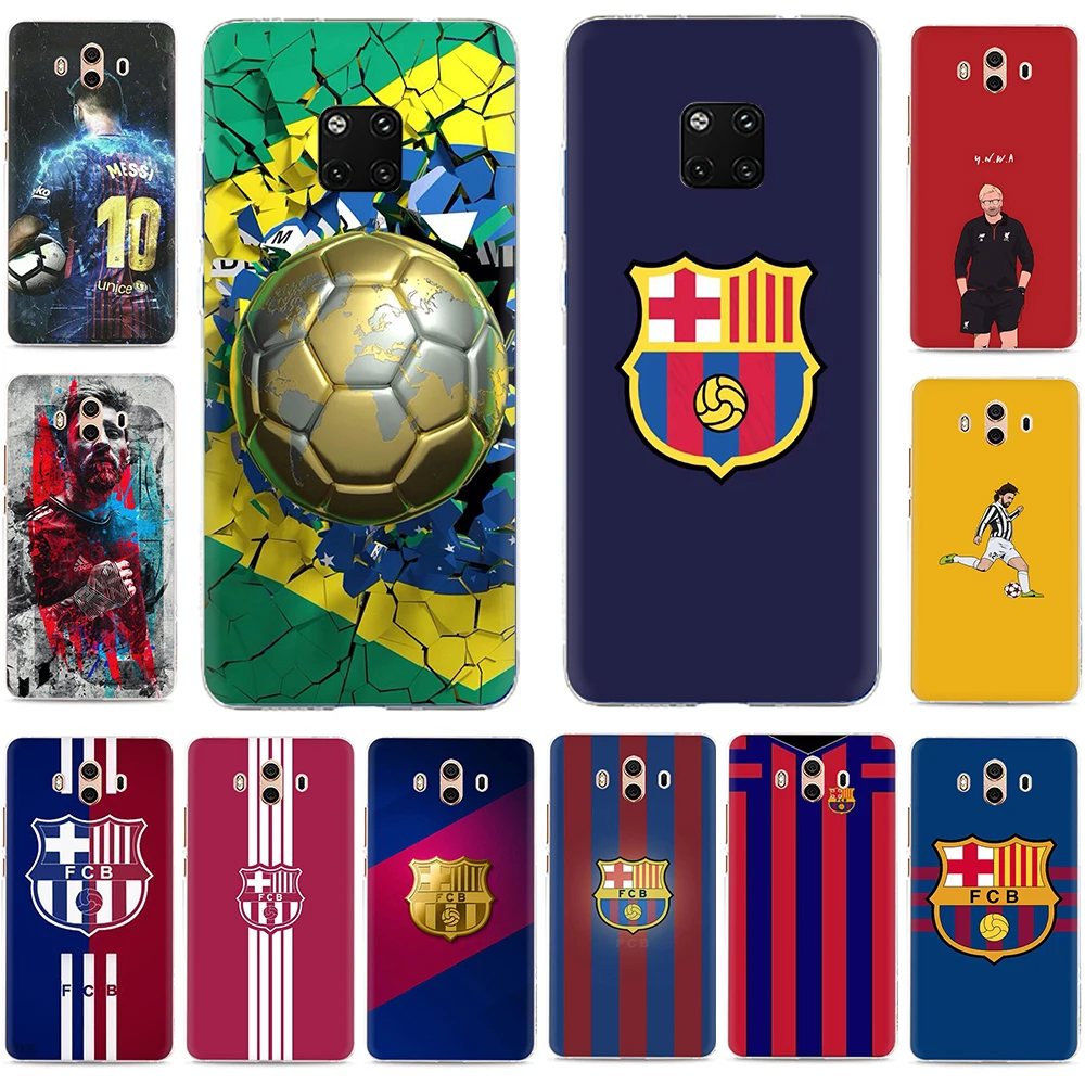 

Soccer football Hard Phone Cover Case for Huawei Y5 6 7 2017 Mate 10 20 Pro Lite Nova 2i 3i