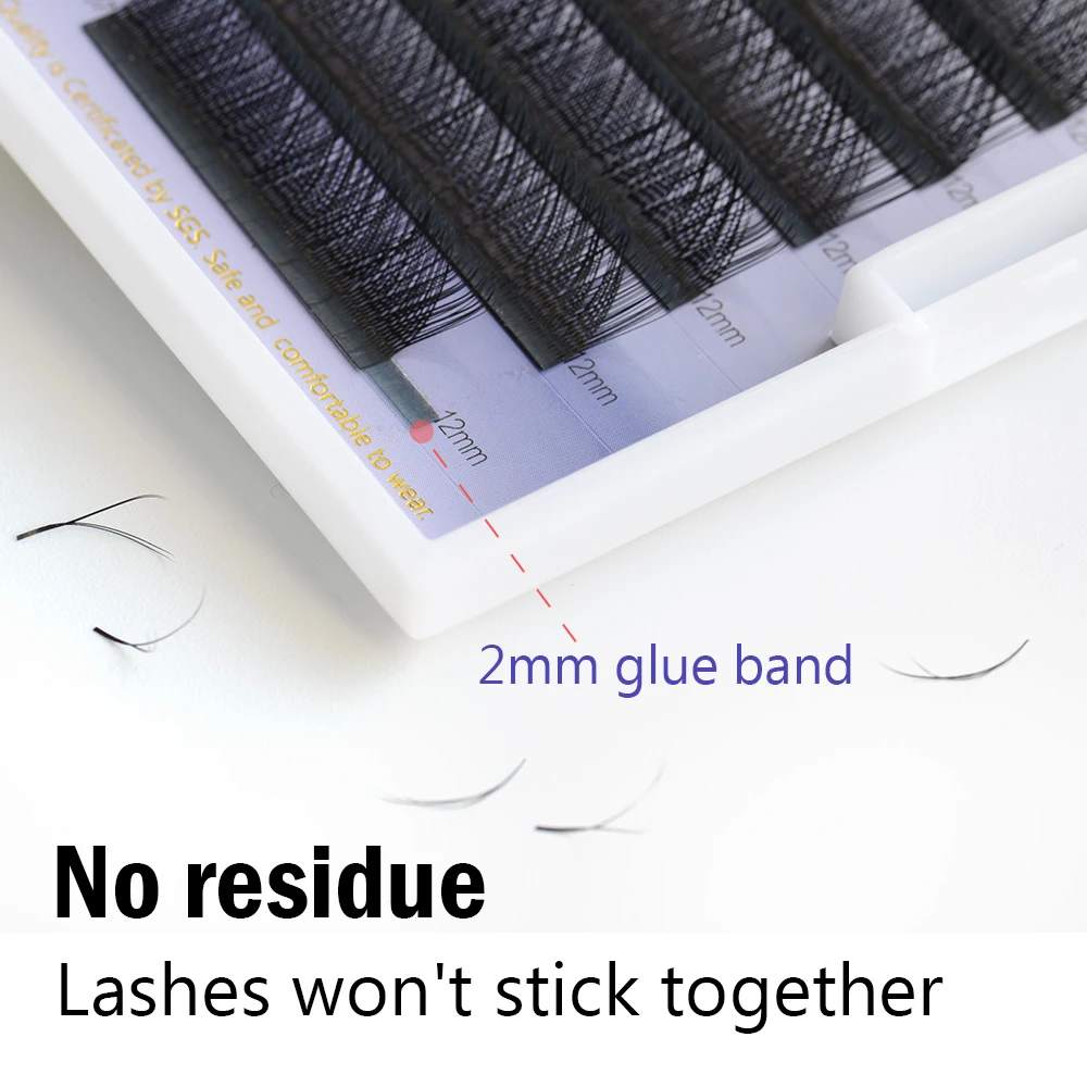 LAGEE 10 case Y shape lashes yy mink volume eyelash extension easy fan false eyelashes weave soft natural crisscross