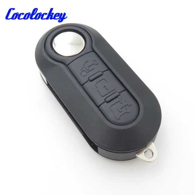 Neue Flip Remote Key Fall Shell Abdeckung für FIAT 500 Panda Punto Bravo  2017 Auto Alarm Keyless Entry Fob KEINE LOGO Cocolockey - AliExpress