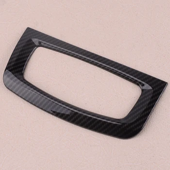 

DWCX ABS Carbon Fiber Interior Headlight Switch Button Frame Cover Trim Fit For BMW X5 2014 2015 2016 2017 2018