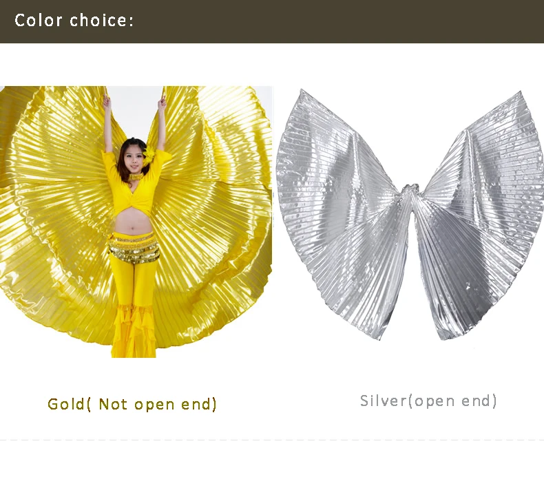 Хит, женские высококачественные крылья для танца живота Isis, Восточный дизайн, новые крылья без палочек