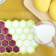 Хорошая Diy Инструменты для мороженого силиконовые сотовые мороженое аппарат-изготовитель кубиков льда лоток