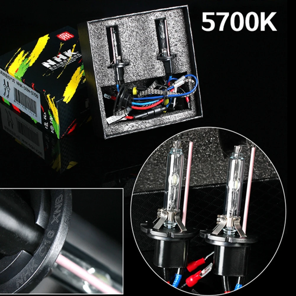 2pcs 35W hid xenon bulb metal holder car styling hid bulbs for