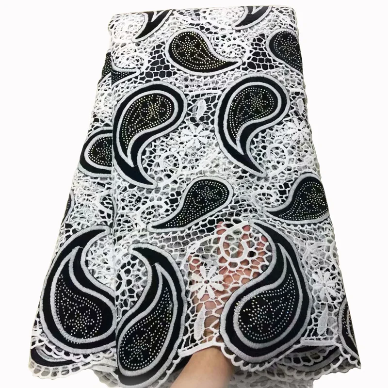 

NV05 nigeria lace fabric 2018 cord lace mix velvet fabric high quality afican lace with stones women party dress fabrics 5yards
