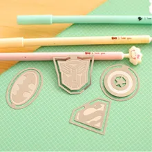 4 шт./компл. американский супер герои именная металлическая Закладка для книг Супермен Капитан Бэтмен Канцтовары офисный школьный принадлежности