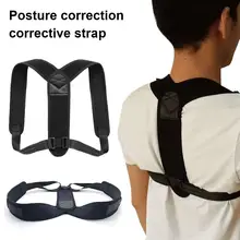 Корректор поддержки ключицы осанки на спине, прямые плечи, защита для колена, коррекция поясничной осанки
