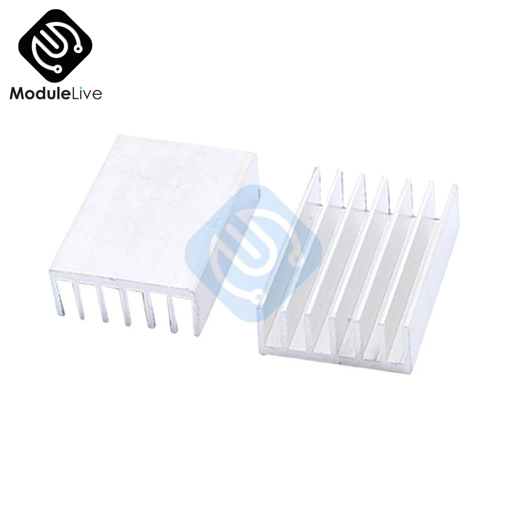 

20PCS 20*14*6mm Radiator Heatsink Cooler Cooling Fin Aluminum Heat Sink for Chip, LED, Power IC Transistor Module PBC 20x14x6mm