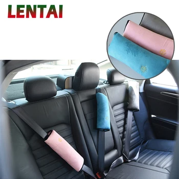 

LENTAI 1PC Car seat Child sleep safety belt shoulder pads For Toyota C-Hr Corolla Seat Leon Ford Focus 2 Fiesta Ranger Mazda 3 6