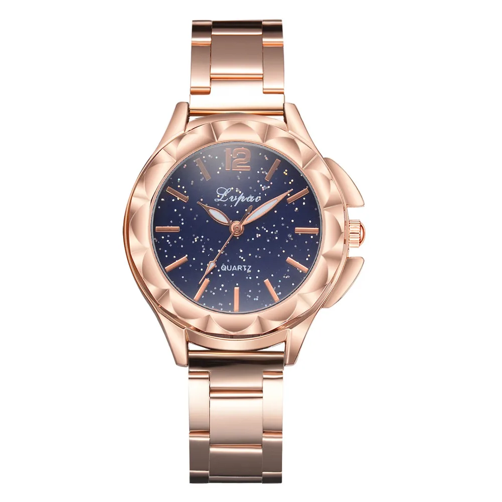 Роскошные Брендовые женские часы кварцевые часы со стальным ремешком модные повседневные женские наручные часы простой браслет часы relojes mujer - Цвет: A