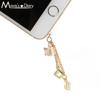 Милый алмаз 3,5 мм разъем для наушников Пылезащитная гарнитура для наушников для мобильного телефона аудио Пылезащитная для планшетных ПК