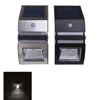 

2017 Hot Selling Solar Led Powered Garden Wall Lights Outdoor Infrared Sensor Light Double SMD Solar Motion Detection