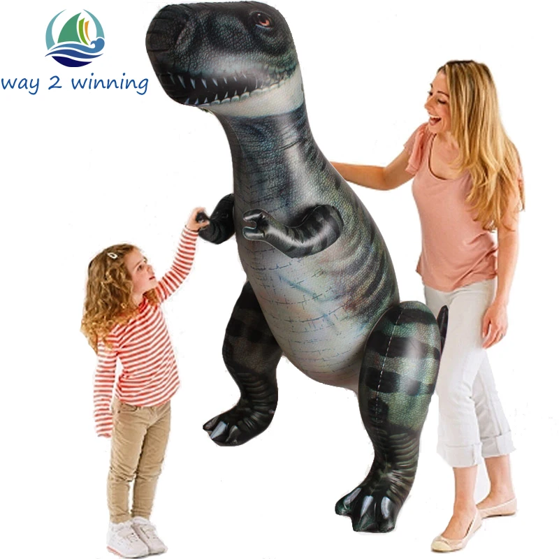 185cm giant inflatable dinosaur toys t rex birthday gifts for children halloween christmas party props blow up yard decorations in inflatable bouncers from