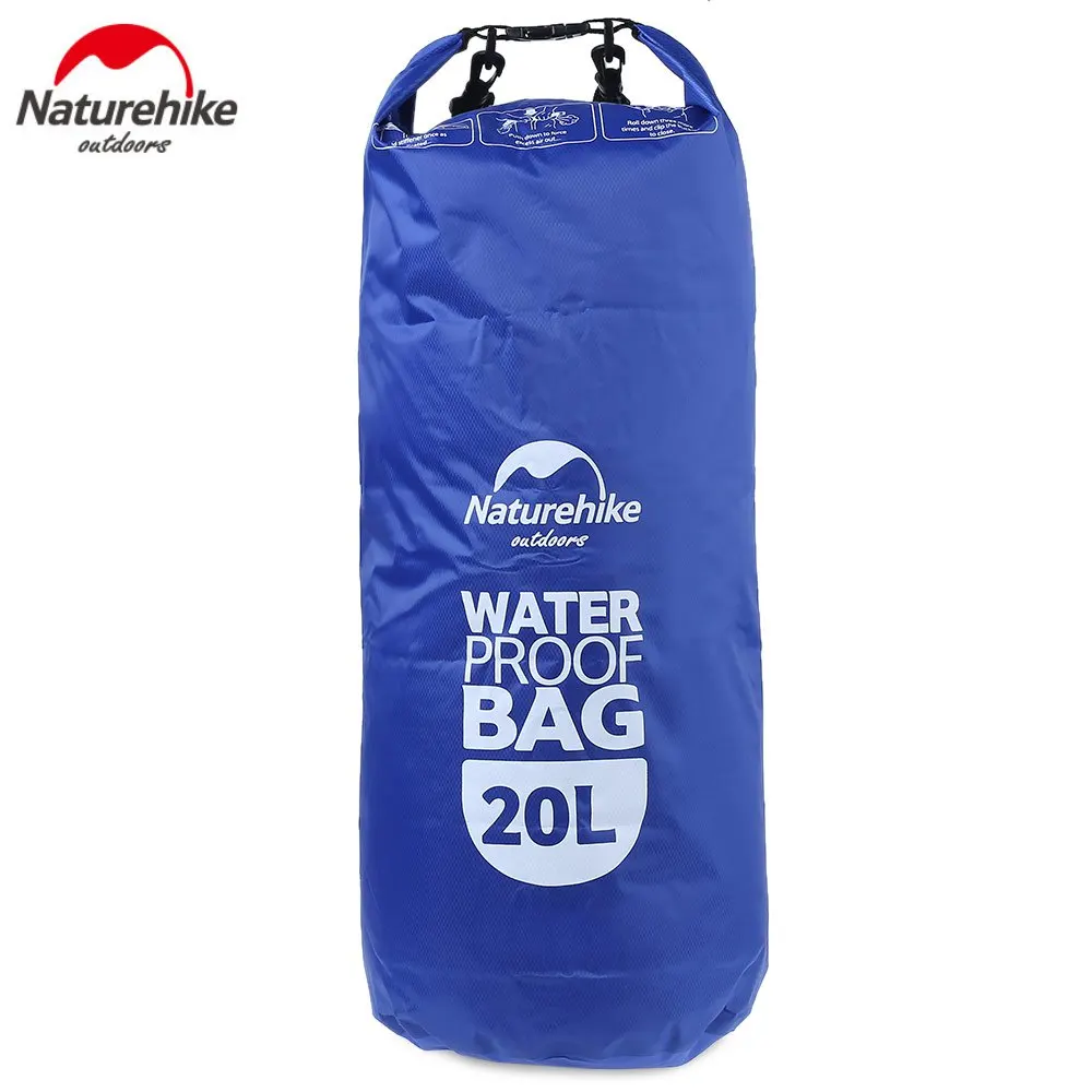 NatureHike Открытый Сверхлегкий Путешествия Дрифтинг 20L водонепроницаемый мешок плаванье каноэ плавание Кемпинг Туризм сухой мешок