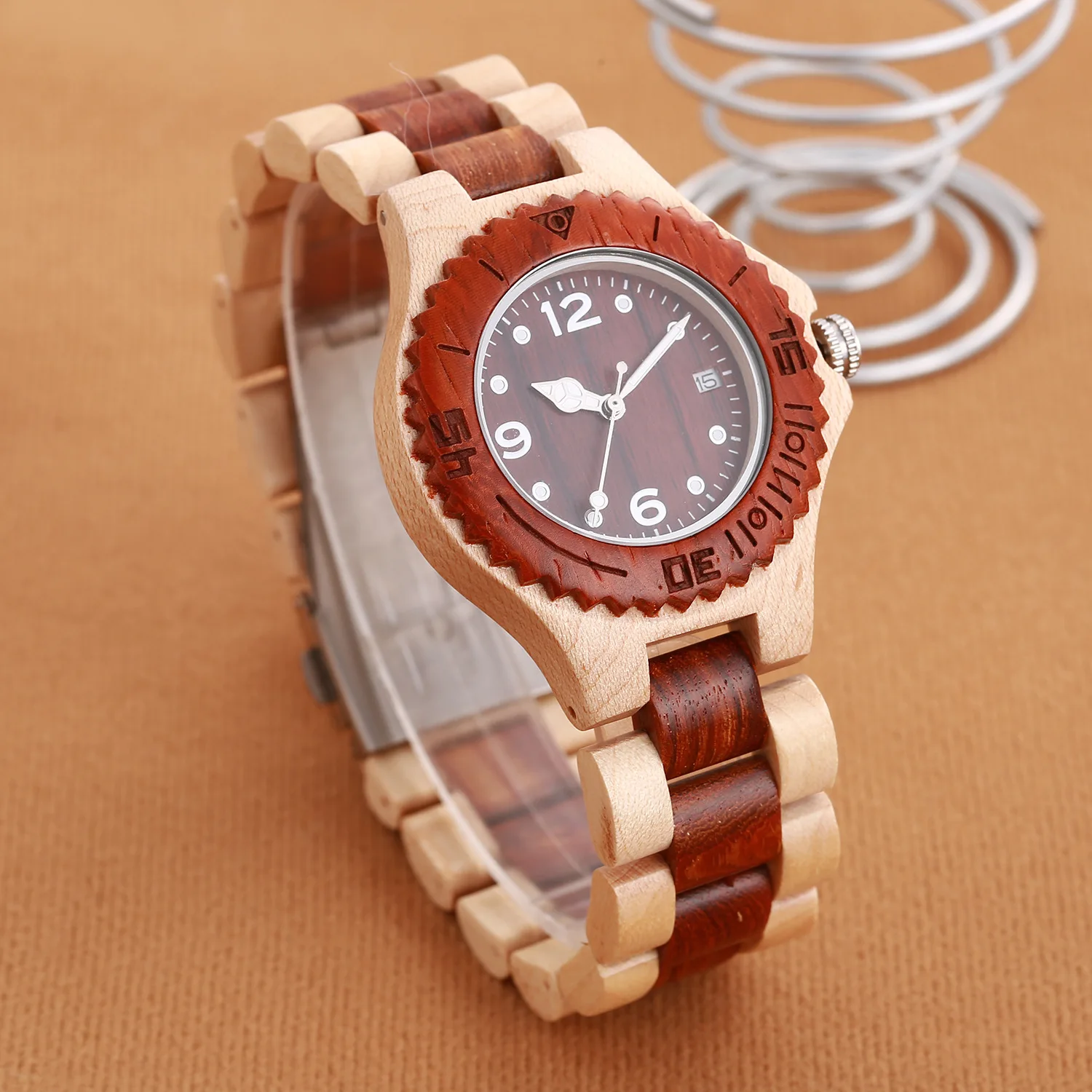 

Natural Wood Watch Unisex Men Women Top Brand Luxury Lightweight Waterproof Wooden Date Wristwatch Relogio Feminino Masculino