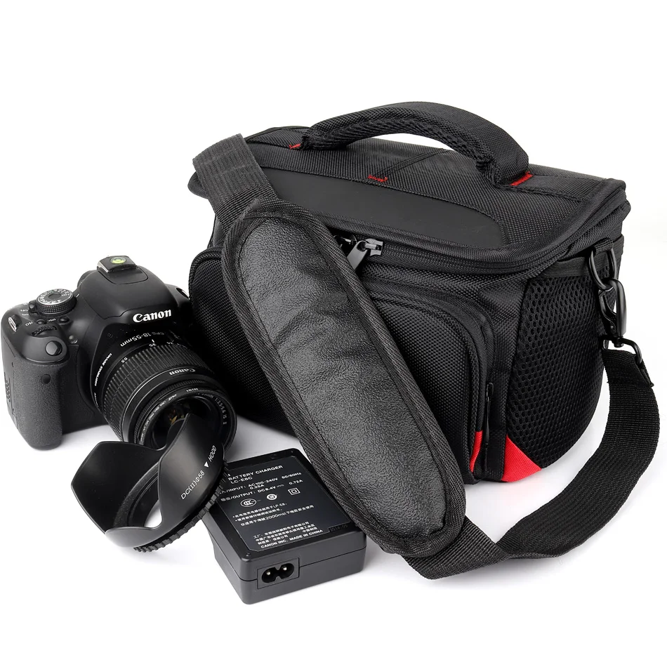 Сумка для DSLR камеры чехол Nikon D5600 D5300 D5100 D5200 D5500 D3300 D3400 D7100 D7200 Canon 5D 6D 7D II III 77D 760D 750D |