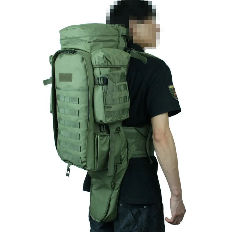 100CM Tactical Dual Rifle Bag with Shoulder Strap Airsoft Paintball Rifle Shotgun Bag Outdoor Military Hunting Gun Backpack
