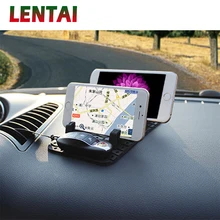 LENTAI 1Set Car parking card Phone stand Auto Non-slip mat For Toyota c-hr Avensis RAV4 Auris Renault Duster Megane Logan Captur