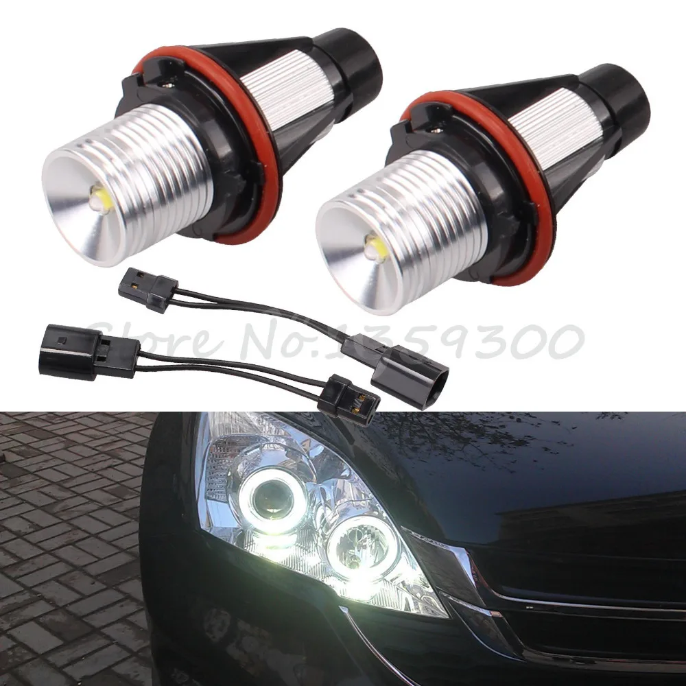 2pcs 5W 10W LED Marker Angel Eyes Halo Ring Light Bulb For BMW X5 E39