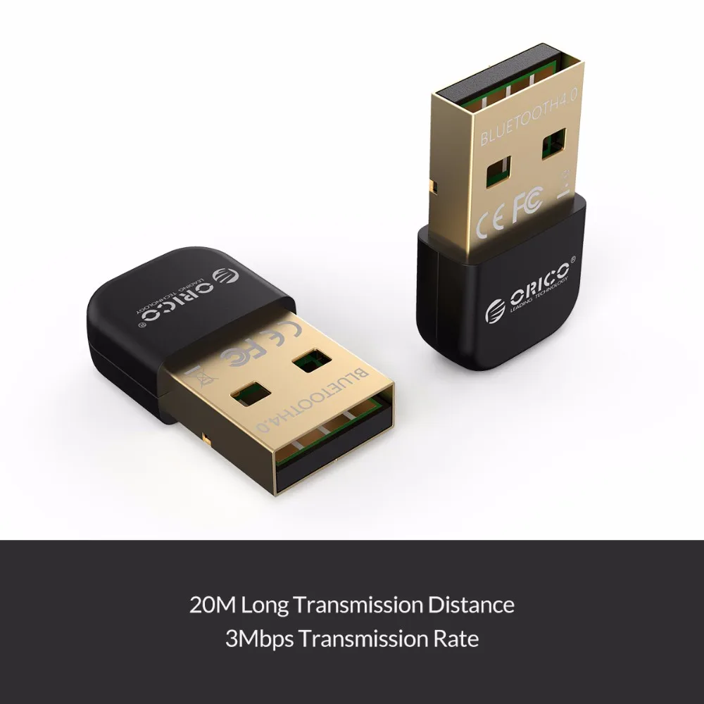 ORICO BTA 4,0 USB беспроводной bluetooth-адаптер передатчик ключ Музыкальный звуковой приемник для ПК Windows Vista Bluetooth 2,1/2,0/3,0