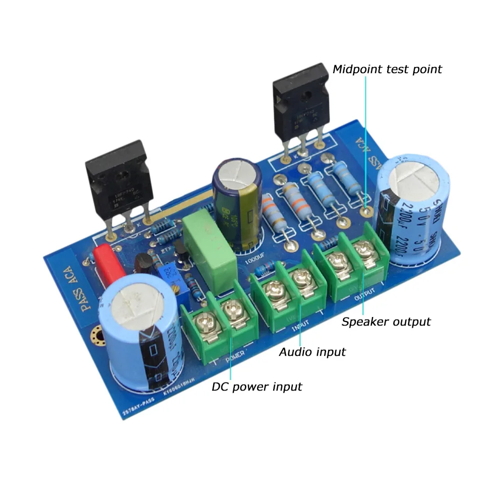 Aiyima PASS комплекты усилителей 8 Вт одноконцевая трубка с полевым эффектом усилитель Diy Kit Super LM1875 1969