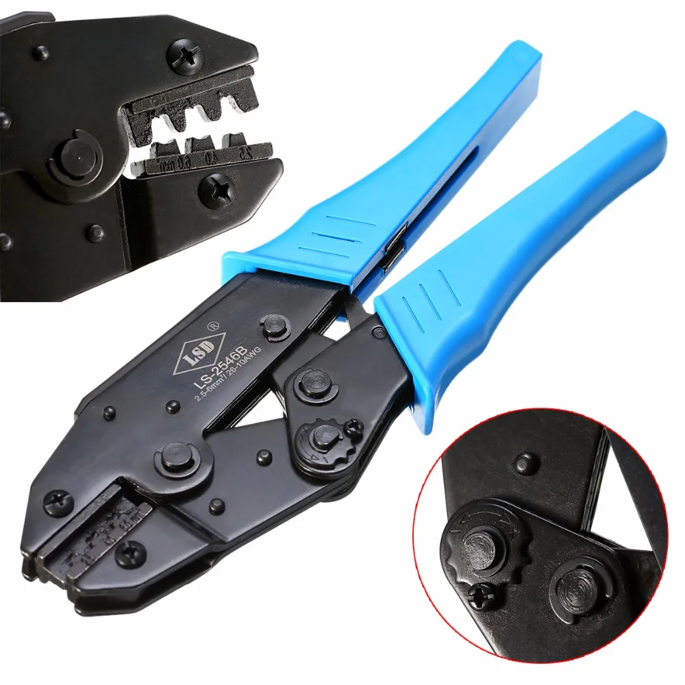 

1pc Solar MC4 Photovoltaic PV Cable Crimping Tool Terminal Ratcheting Crimper Pliers 220mm Length