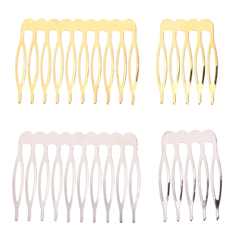 

Bride Crown Comb Wedding Alloy Hair Accessories Jewelry Golden Silver Bridal Pin