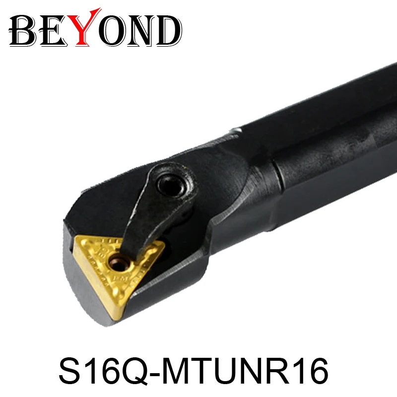 

BEYOND S16Q MTUNR MTUNL S16Q-MTUNR16 S16Q-MTUNL16 Internal Turning Tool Holder CNC Boring Bar Lathe Cutter Tools Holder TNMG