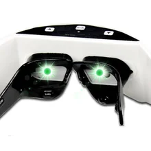 Беспроводной 3D перезаряжаемый зеленый свет прибор для улучшения кожи вокруг глаз восстановление зрения массажер для глаз Ребенок близорукость лечение очки для массажа глаз