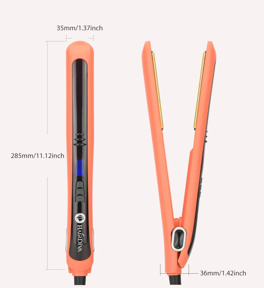 HairDiva из стекловолокна Nano Silk ceramic Выпрямитель для волос US Plug Plancha De Pelo тканый керамический стильный плоский утюг черный