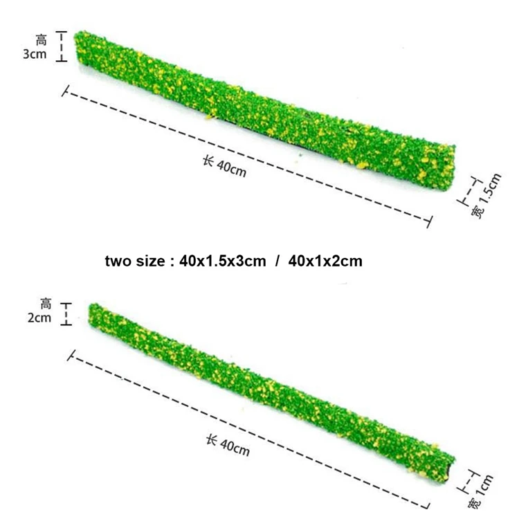 40X1,5X3 см модель песчаного стола садовый зеленый ремень газон Материал Моделирование кустарник изолирующий ремень, цветочный ремень для кровати