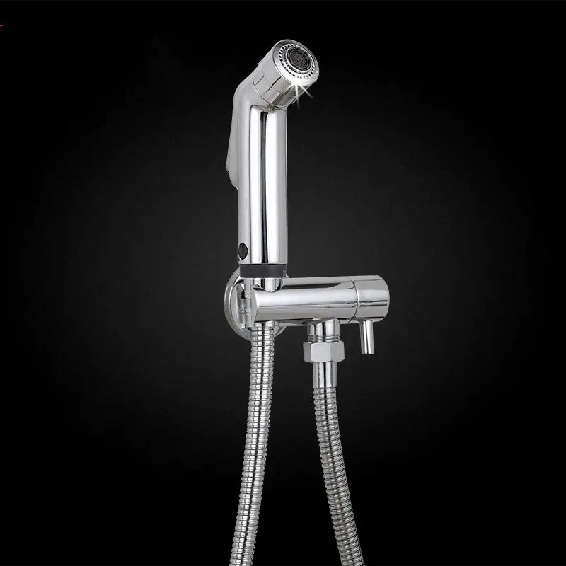 Toilet Hand Held Bidet Spray Shower Head Douche Kit Shatta Copper Valve
