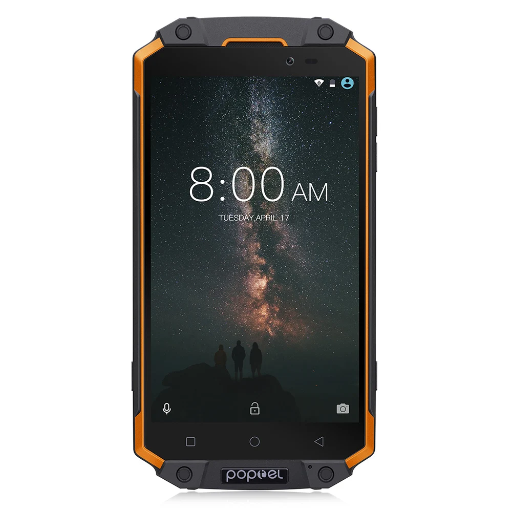 Poptel P9000 MAX 9000 мАч 4G смартфон 5 &quotAndroid 7 0 MTK6750V 4 Гб + 64 IP68 водонепроницаемый