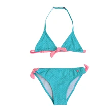 Бикини для девочек; купальный костюм для девочек Летняя Пляжная одежда из двух предметов детский купальный костюм с героями мультфильмов для маленьких девочек; Swimwear-ST136