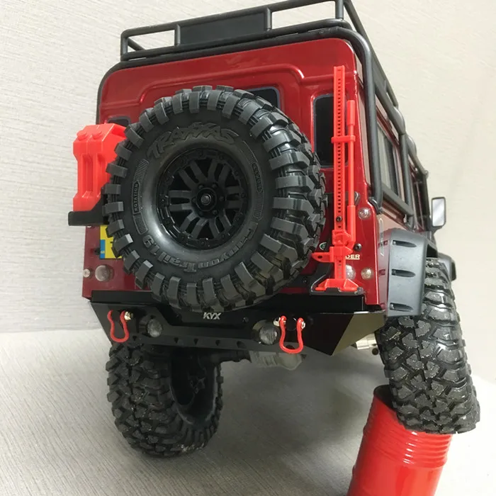2018 сплав CNC задний бампер для Traxxas TRX4 TRX 4 гусеничный Радиоуправляемый обновленный