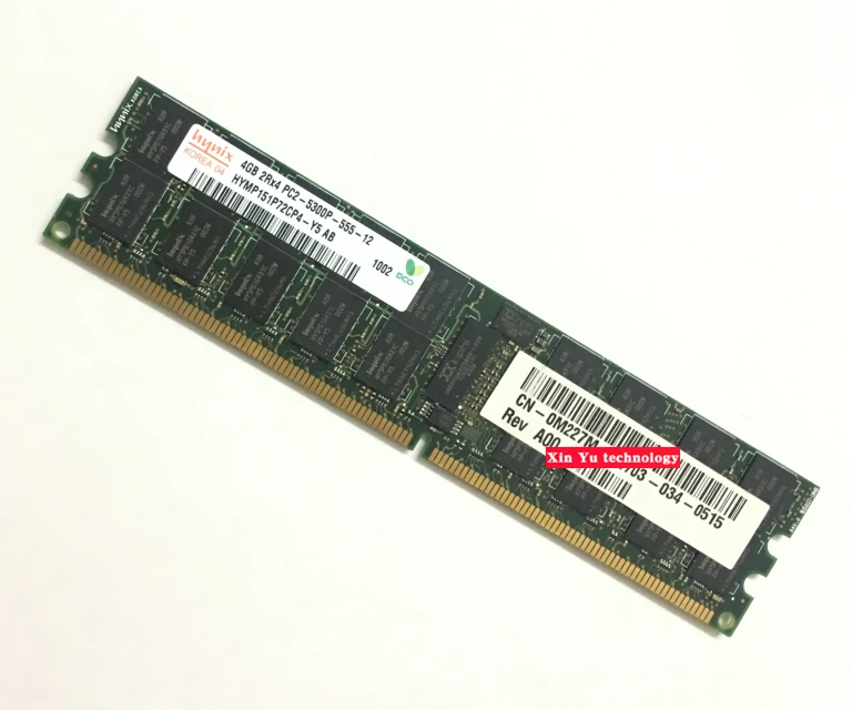 Для Hynix 4 ГБ 8 ГБ DDR2 667 МГц PC2-5300P 2Rx4 REG ECC Серверная Память RAM пожизненная Гарантия