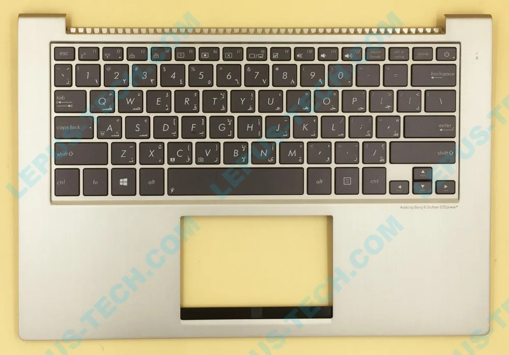 

Arabic AR Keyboard for ASUS UX32 UX32LA laptop keyboad Palmrest Cover With backlight