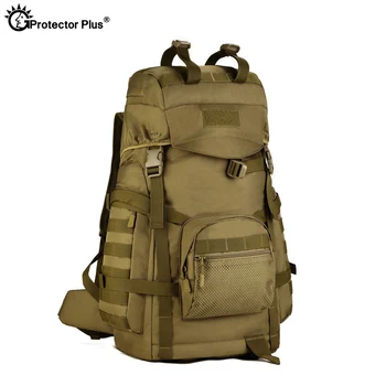 

PROTECTOR PLUS Military Army Field Backpack 60L Nylon Tactical Bag High Capacity Travel Rucksack Comfort Climbing Hiking