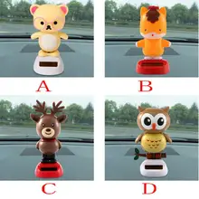 Автомобильный Стайлинг Аксессуары для автомобиля на солнечных батареях Танцующая животные качающаяся анимированная поплавок Танцующая игрушка украшение автомобиля для фокуса Passat Kia