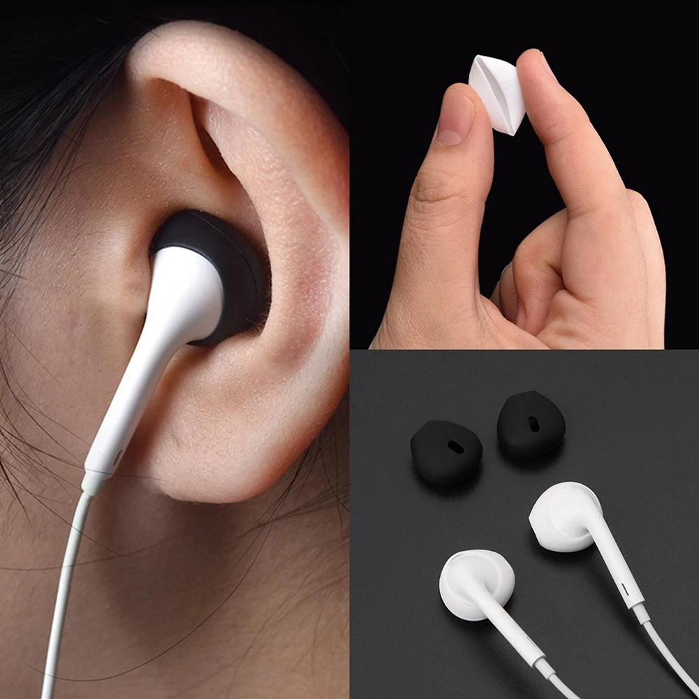 

2pcs/pair Ear Pads for Airpods Wireless Bluetooth for iphone 7 7plus Earphones Silicone Ear Caps Earphone Case Earpads Eartips