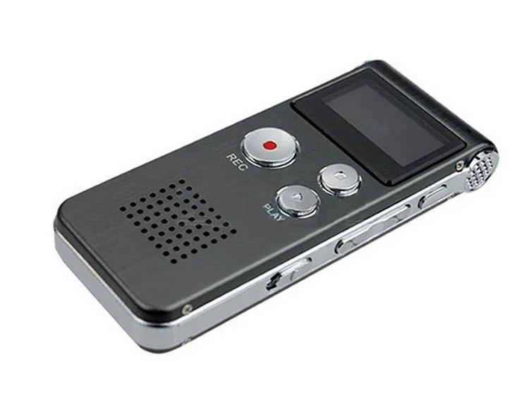 8 GB الصوت الرقمي مسجل صوتي قابلة للشحن الإملاء الهاتف MP3 لاعب