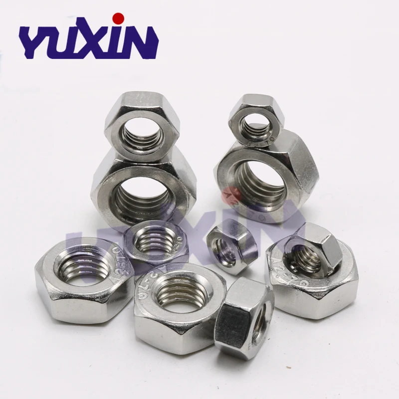 

Free Shipping DIN934 M1 M1.2 M1.4 M1.6 M2 M2.5 M3 M4 M5 M6 M8 304 Stainless Steel A2 Metric Thread Hex Nut Hexagon Nuts Bolts