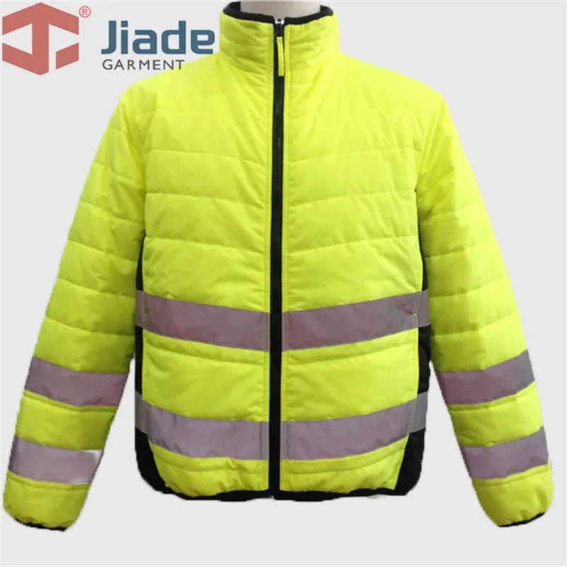 Chaqueta reflectante de trabajo para invierno de alta visibilidad