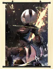 

Anime Poster NieR:Automata Wall Scroll Printed Painting Home Decor Japanese Cartoon Decoration Poster