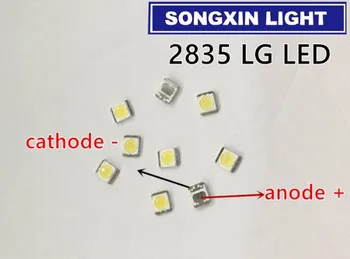 

LG 2000PCS LED Backlight 2835 1W 100LM Cool white LCD Backlight for TV TV Application