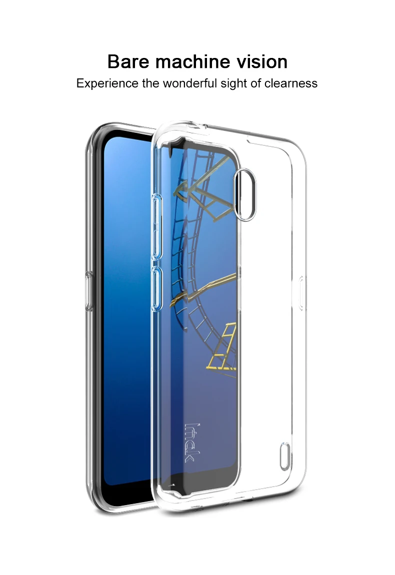 Чехол Nokia2.2 с кристаллами для Coque Nokia 2,2, чехол IMAK, прозрачная задняя крышка из ТПУ для Nokia 2,2, чехол для смартфона 2,2 Nokia, ударопрочный
